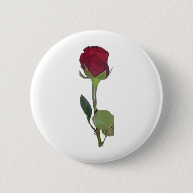 Red Rose Button (Front)
