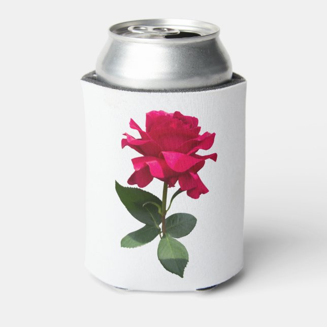 Red rose can cooler (Can Back)