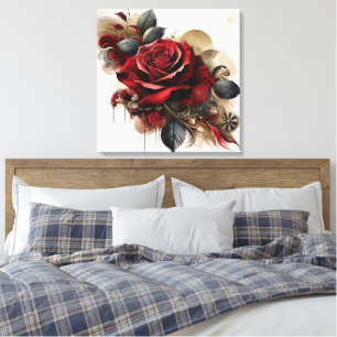 Red Rose Canvas Print