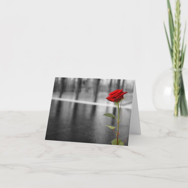 Red Rose Card (Front)