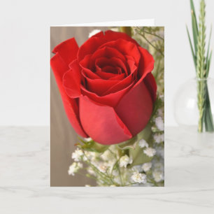 Red Rose Card