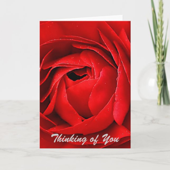 RED ROSE CARD (Front)