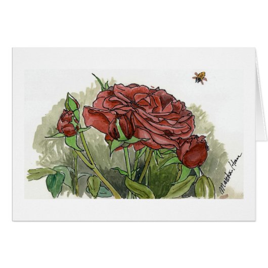 Red Rose Cards (Front Horizontal)