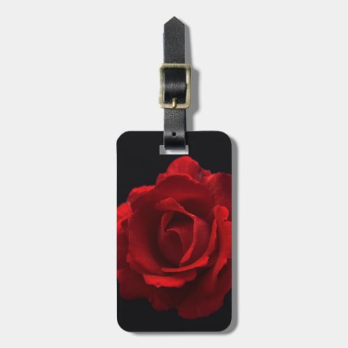 Red Rose cd ltcnm Luggage Tag