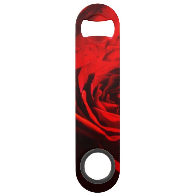 Red Rose Close Up Bar Key (Front)
