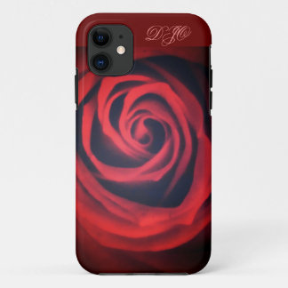 Red Rose Close Up iPhone 11 Case