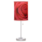 Red Rose Close-up Table Lamp (Left)
