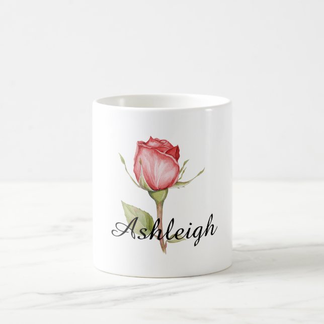 Red Rose Coffee Mug (Center)