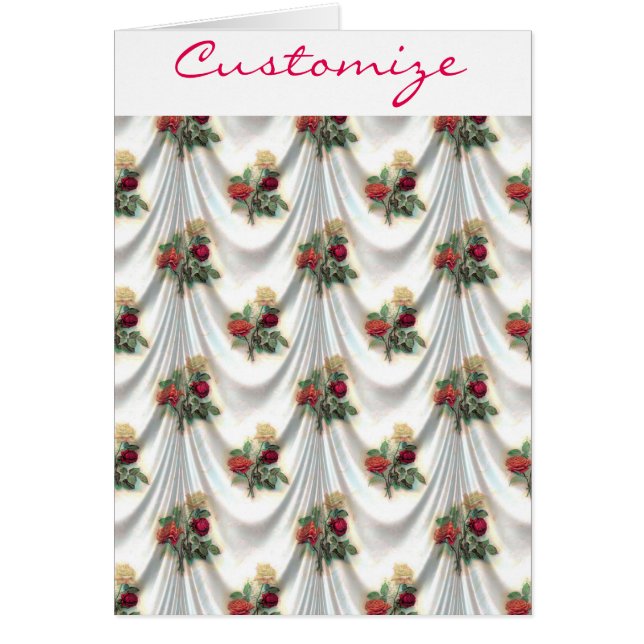 Red rose curtain Thunder_Cove Cards (Front)