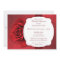 Red Rose Damask Bridal Shower Invitations