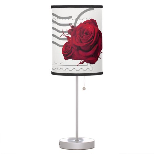 Red Rose design image  Table Lamp