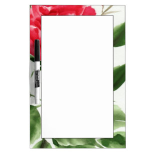 Red Rose Dry-Erase Board