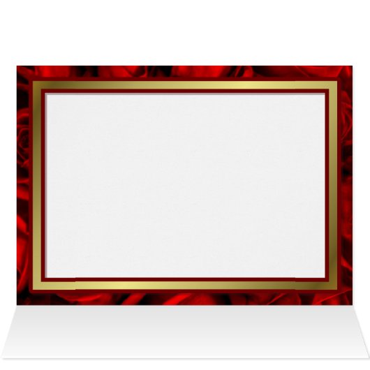 Red Rose Elegance (Inside Horizontal (Top))