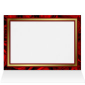Red Rose Elegance Cards (Inside Horizontal (Top))