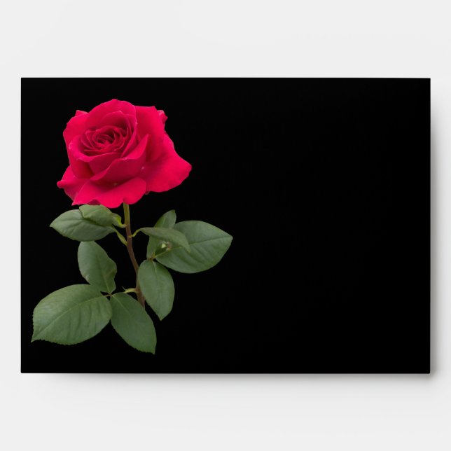 Red rose envelope (Front)