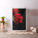 Red rose fabric