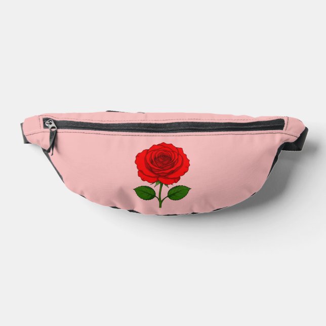 Red Rose Fanny Pack (Lay Down)