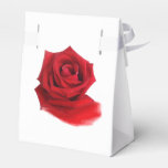 Red Rose Favor Boxes