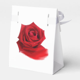 Red Rose Favor Boxes