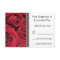 Red Rose Floral RSVP Card