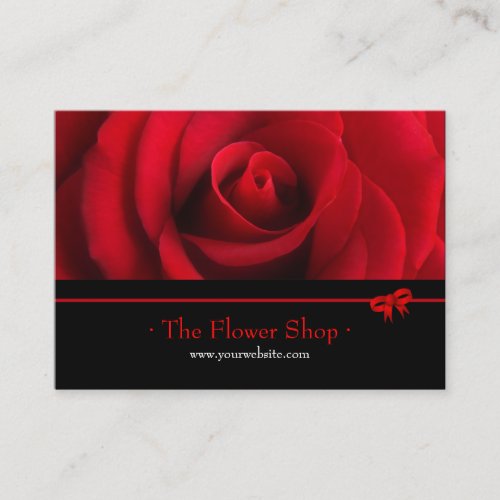 Red Rose Florist business card