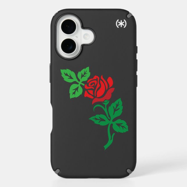 Red Rose Flower Design – Classic Floral Beauty Speck iPhone Case (Front)