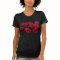 Red Rose Flowers Garden T-shirt