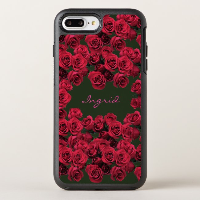 Red Rose Flowers OtterBox iPhone 8/7 Plus Case