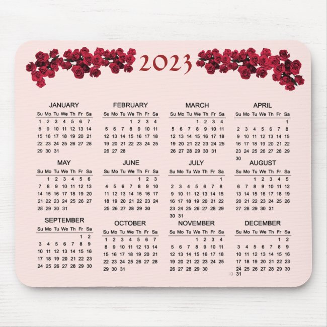 Red Rose Garden Flowers 2023 Floral Calendar