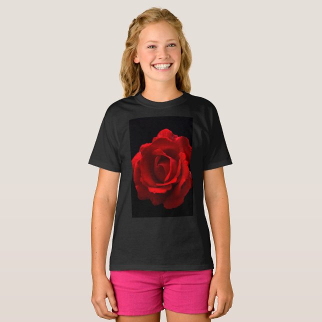 Red Rose gca T-Shirt (Front Full)