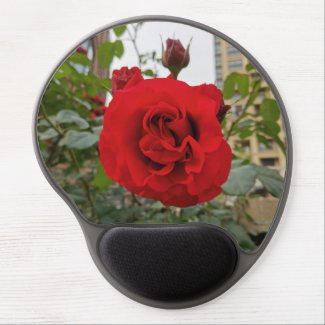 Red Rose Gel Mouse Pad