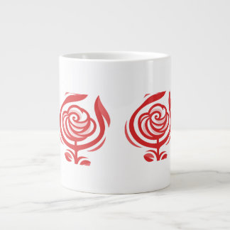 Red Rose Giant Coffee Mug