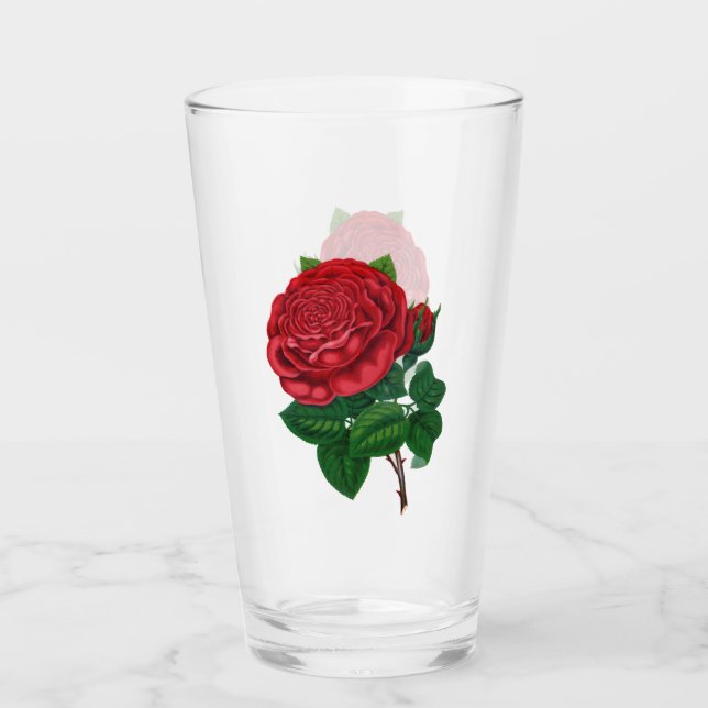 Red Rose Glass (Front)