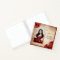 Red Rose Gold Elegant Photo Quinceanera Guest