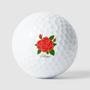 Red Rose Golf Balls