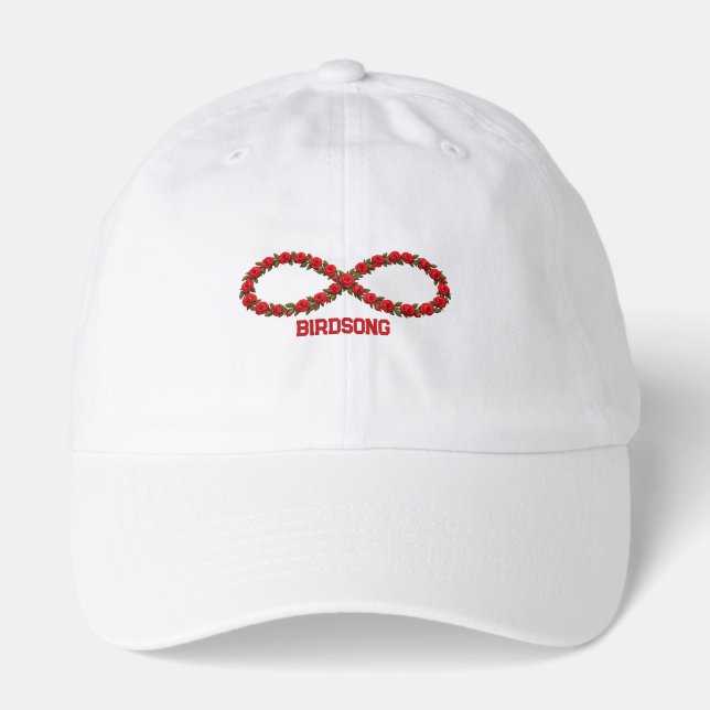 Red Rose & Infinity Hat (Front)