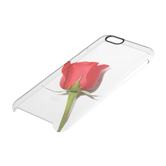 Red Rose iPhone 6 Clear Case (Bottom)