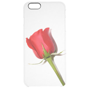 Red Rose iPhone 6 Plus Clear Case