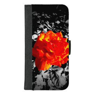 Red rose iPhone 8/7 Plus Wallet Case