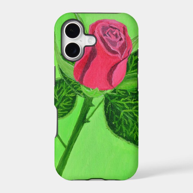 Red Rose Iphone Case (Back)