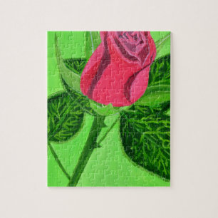 Red Rose Jigsaw Puzzle