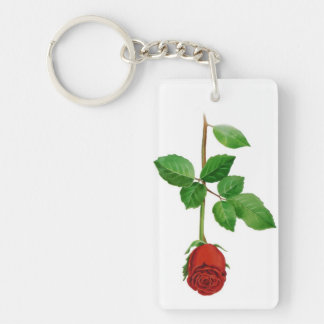 Red Rose Key Chain