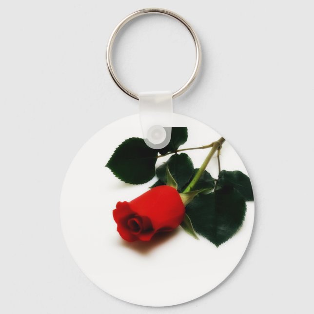 Red Rose Keychain (Front)