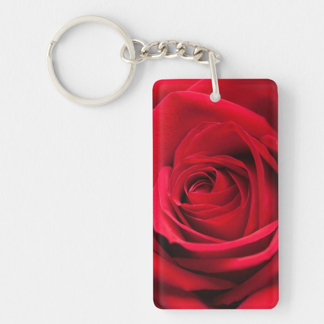 Red Rose Keychain (Front)