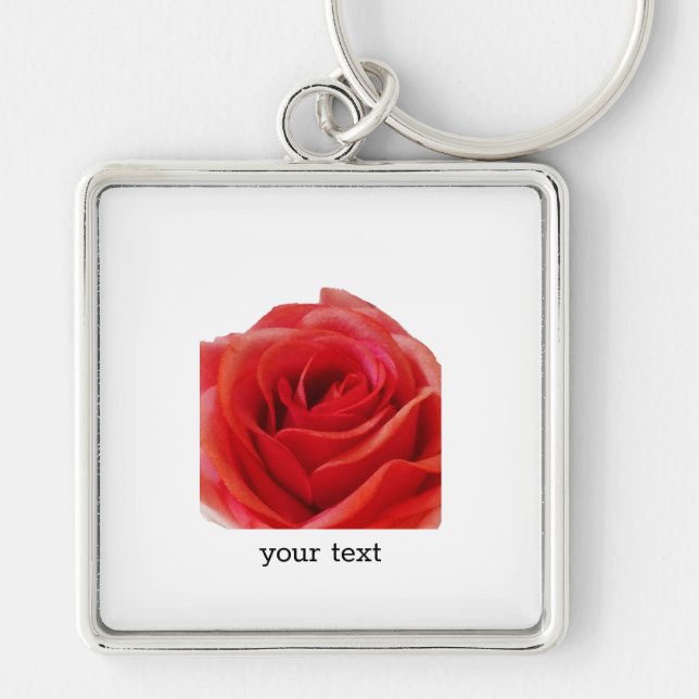 Red Rose Keychain (Front)