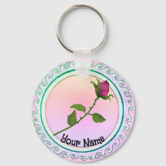Red Rose Keychain