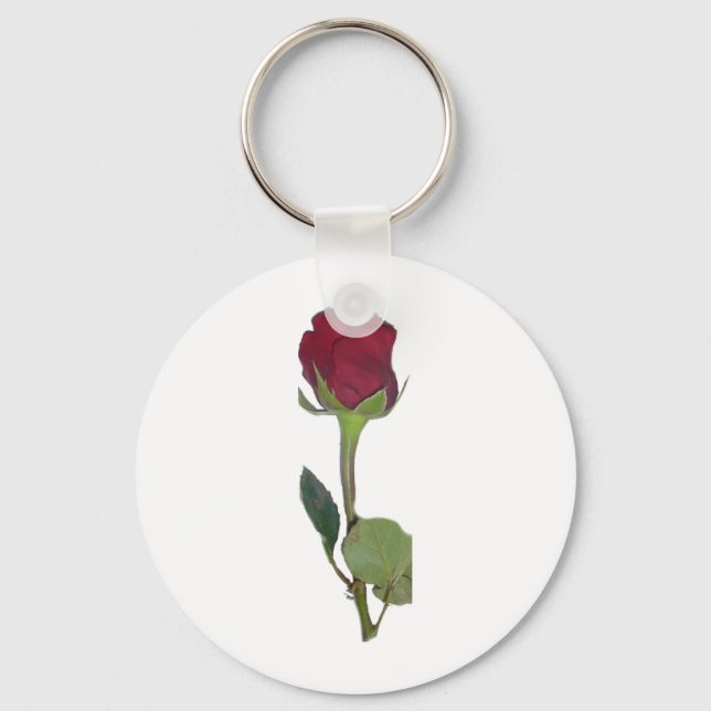 Red Rose Keychain (Front)