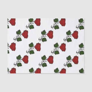 Red Rose Kiss kash002 Tissue Paper