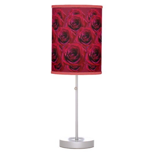 Red Rose Lamp Romantic Roses Flower Floor Lamp (Front)