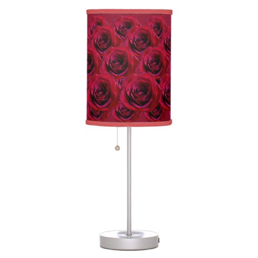 Red Rose Lamp Romantic Roses Flower Floor Lamp (Right)